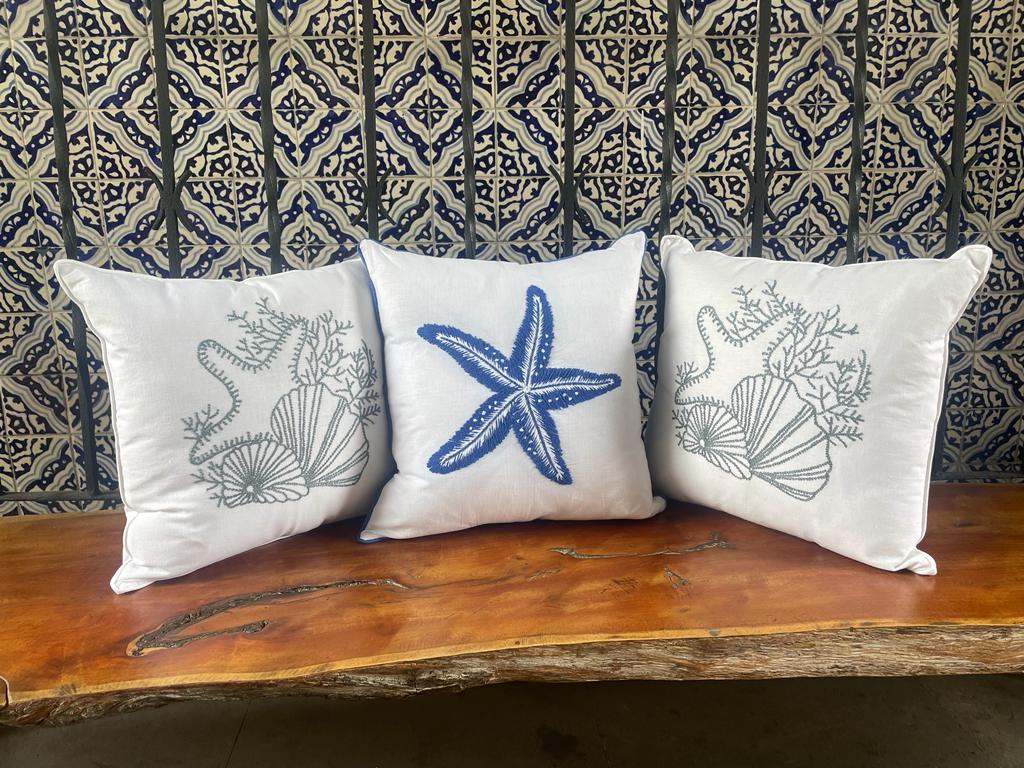 Cojín Mazahua Estrella de Mar