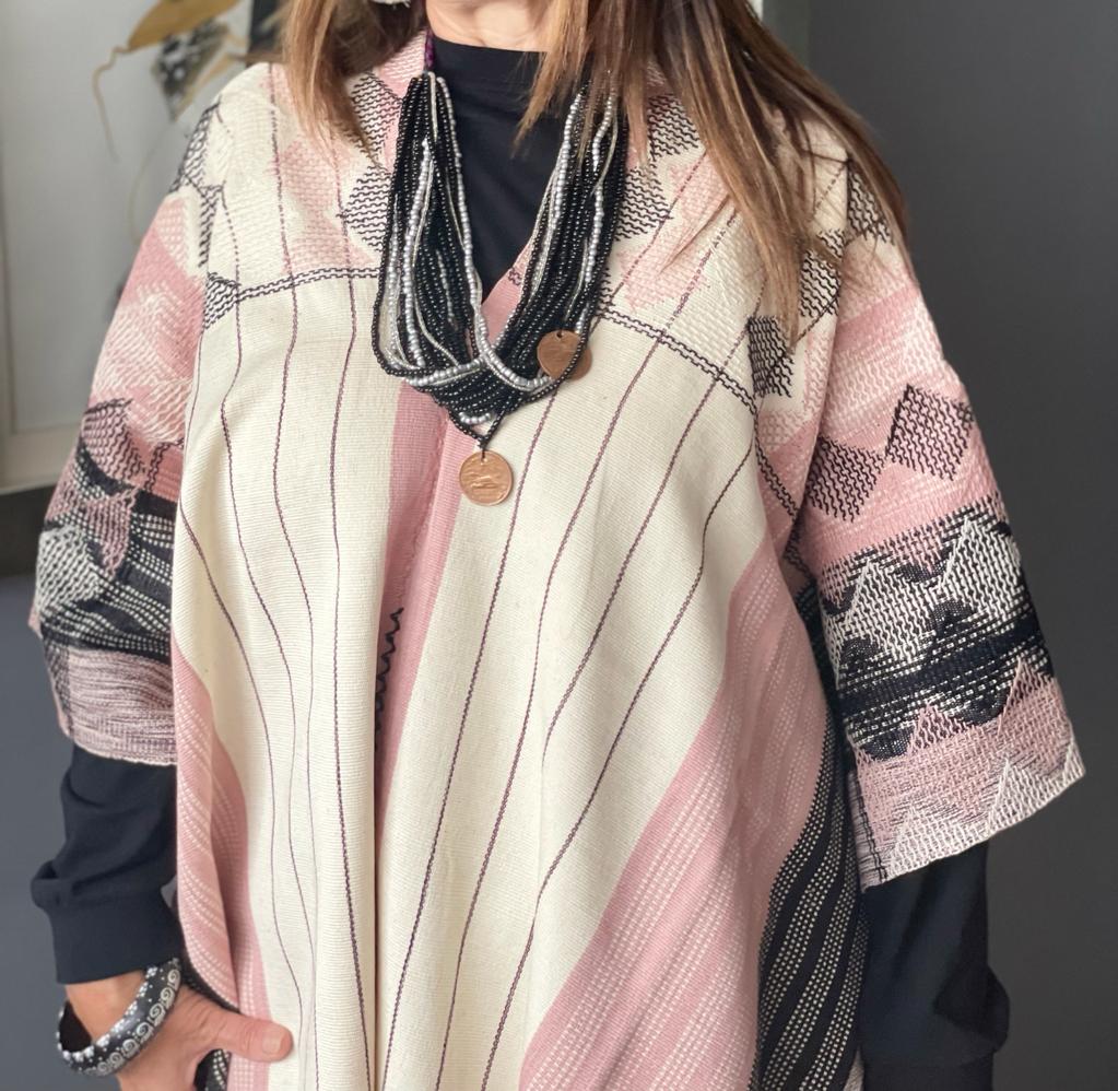 Poncho Yaxha Mini Rombos
