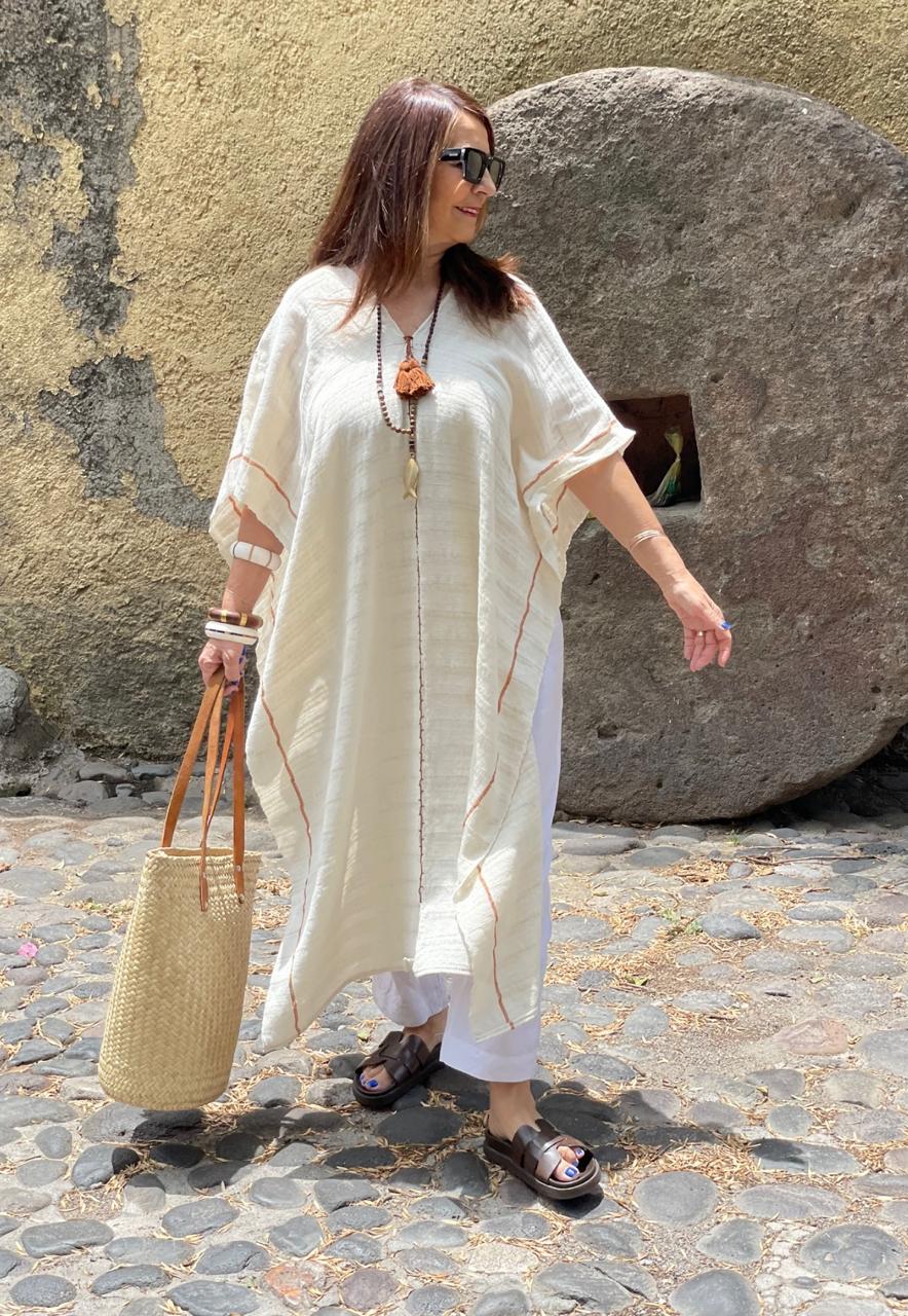 Huipil Izamal Crudo Largo