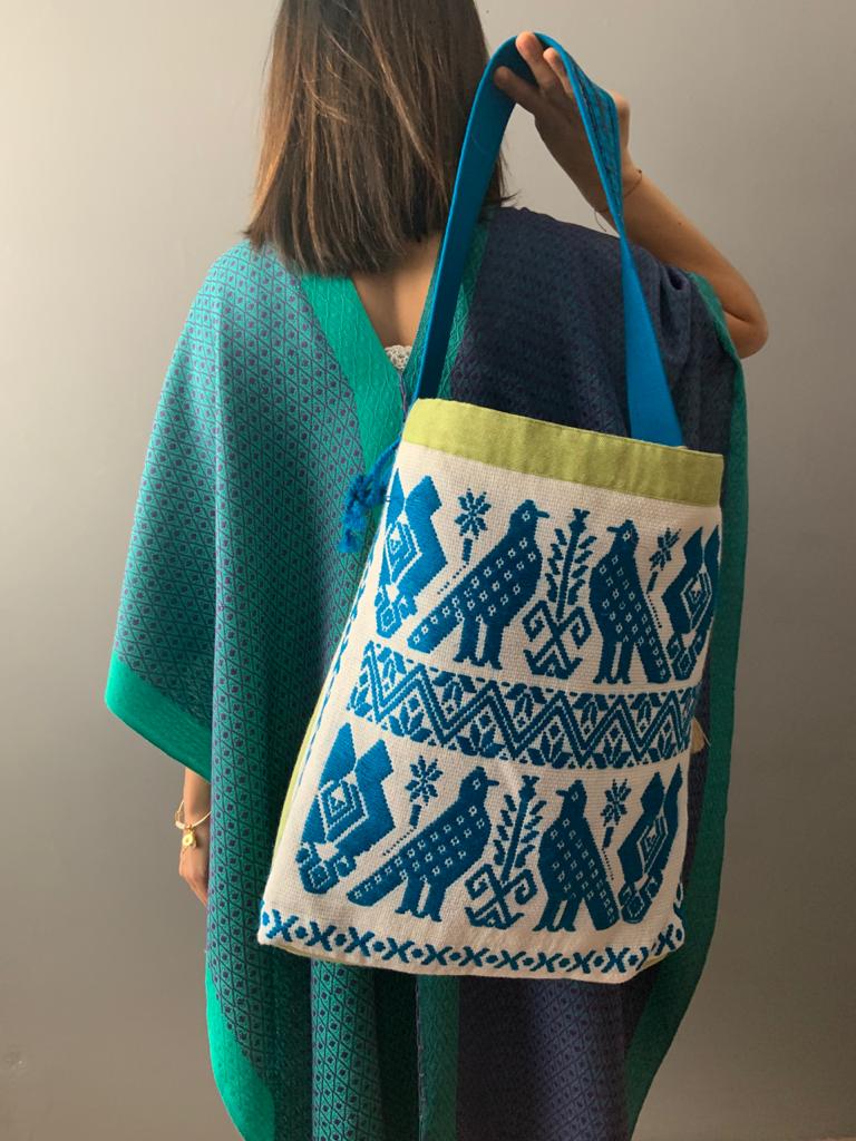 Bolsa Mazahua mediana