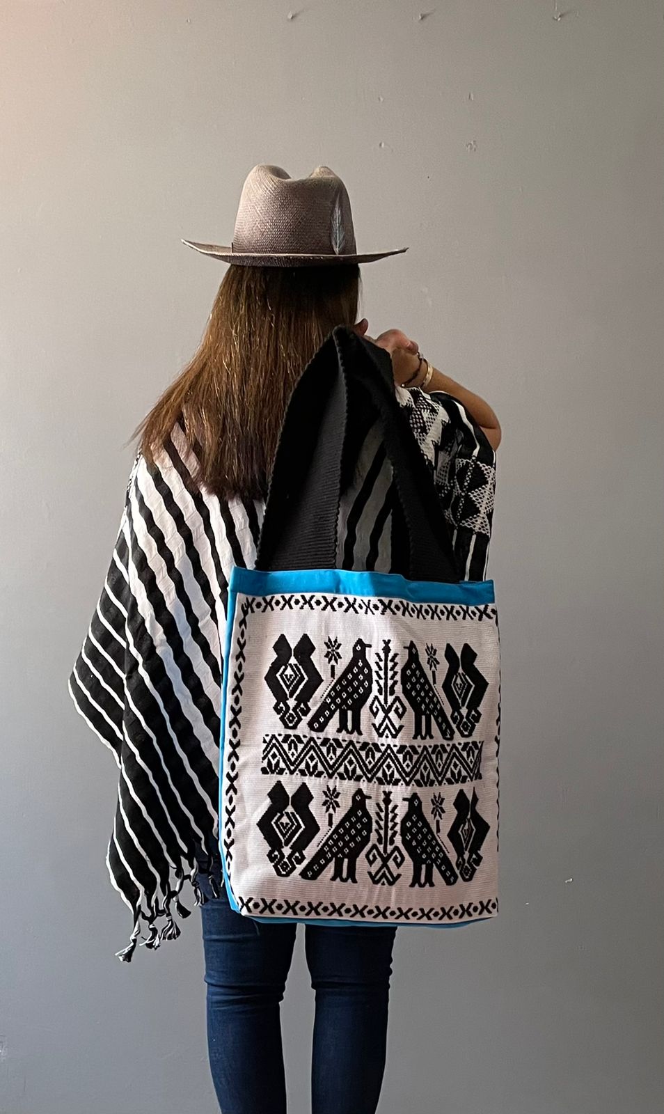 Bolsa Mazahua mediana