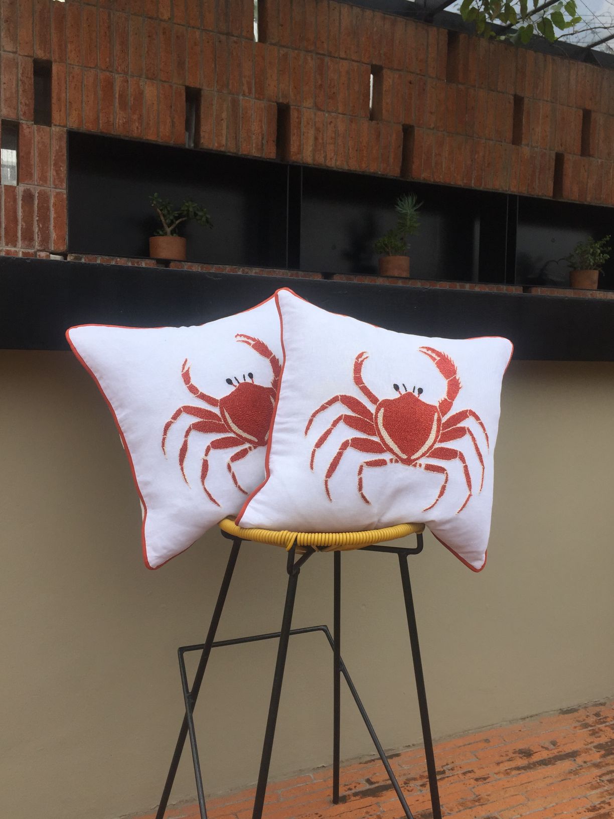 Cojín Mazahua Cangrejo