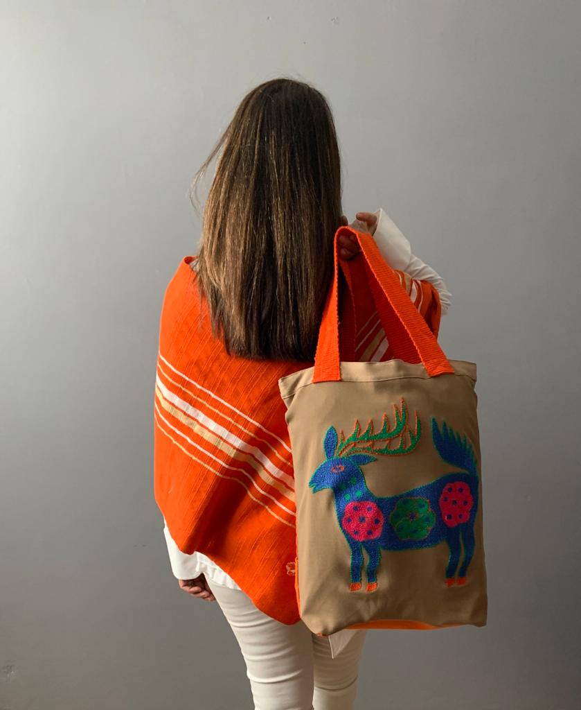 Bolsa Mazahua Mediana Kauyumari