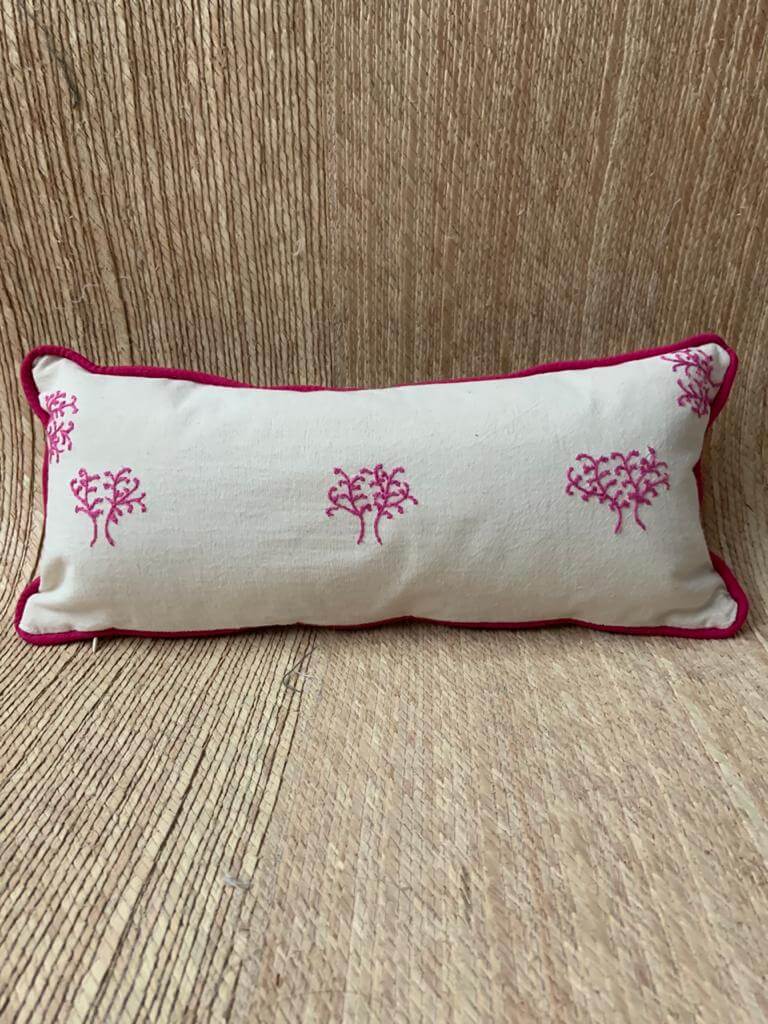 Cojín Otomí Bordado Ceiba