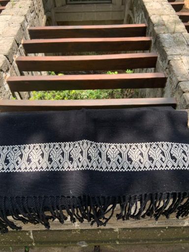 Rebozo Brocado Nacimiento en el Bosque