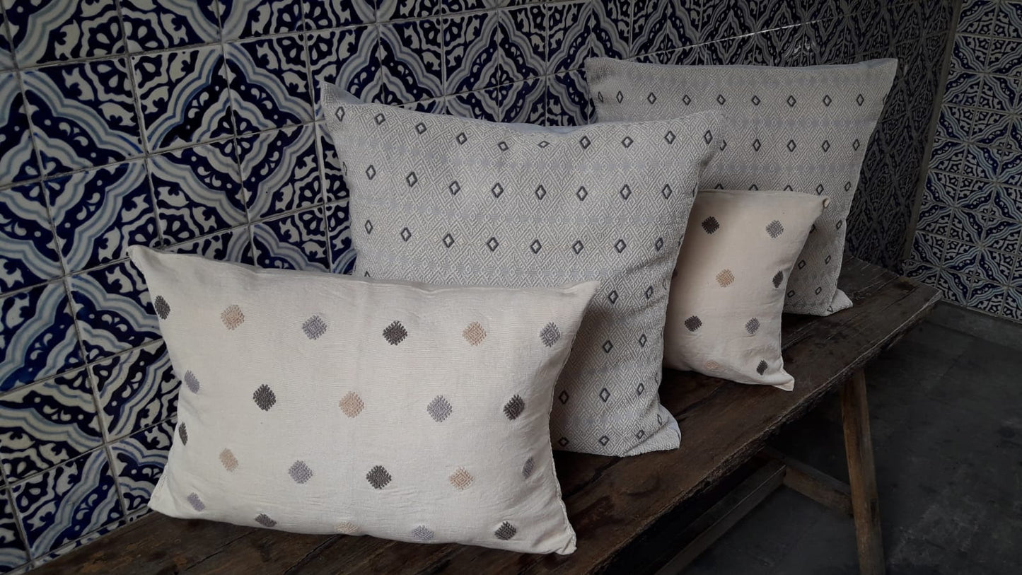 Cojín Telar de Cintura Lumbar Brocado Disperso