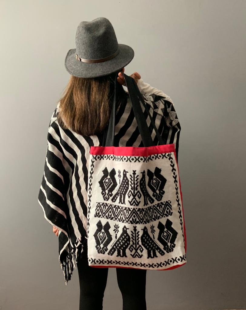 Bolsa Mazahua mediana