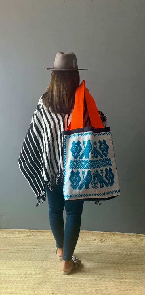 Bolsa Mazahua mediana