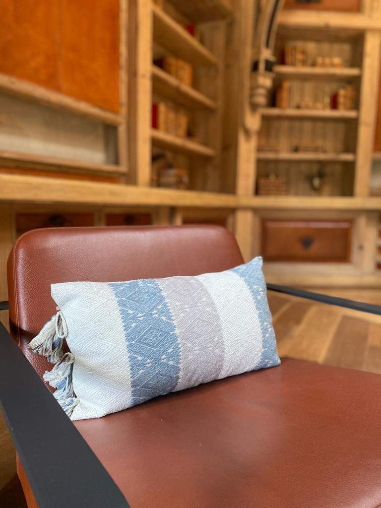 Cojín Telar de Cintura Lumbar Brocado Universo