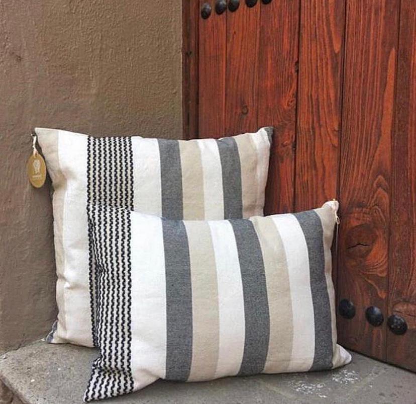 Cojín Zapoteco Rayas