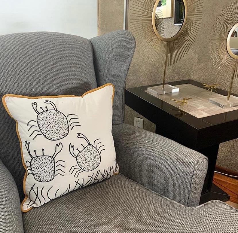 Cojín Mazahua Mini Cangrejos