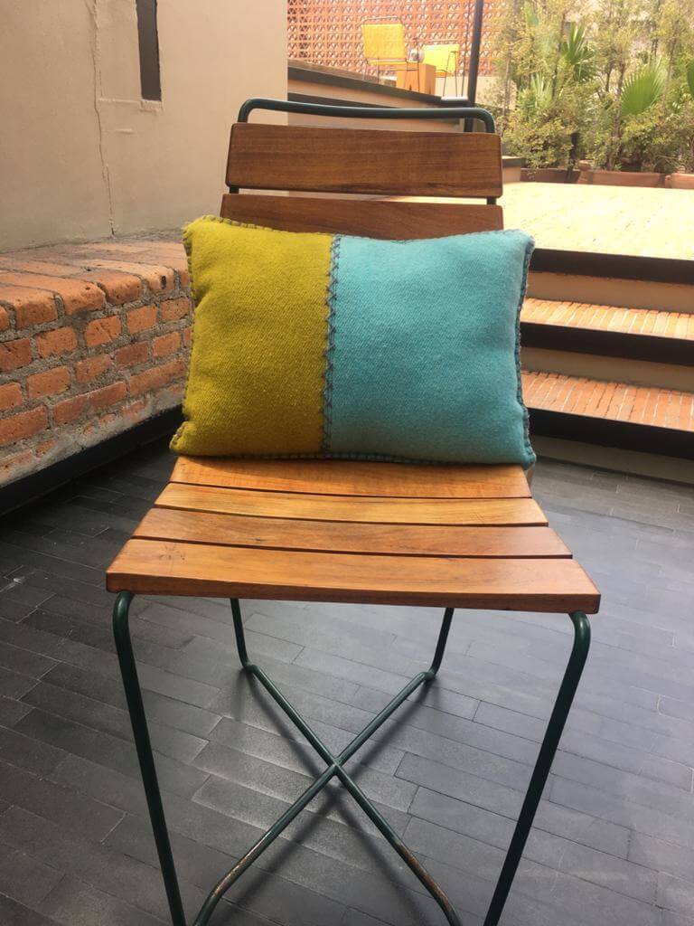 Cojín Lana Lumbar Bicolor