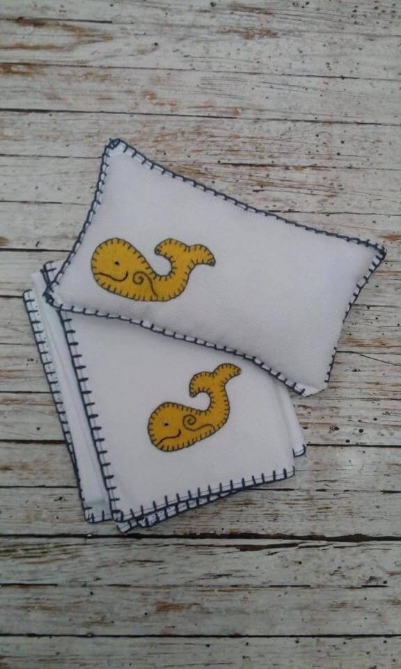 Almohadita para bebé - Ballena