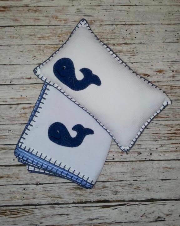 Frazada Bebé Piqué - Ballena