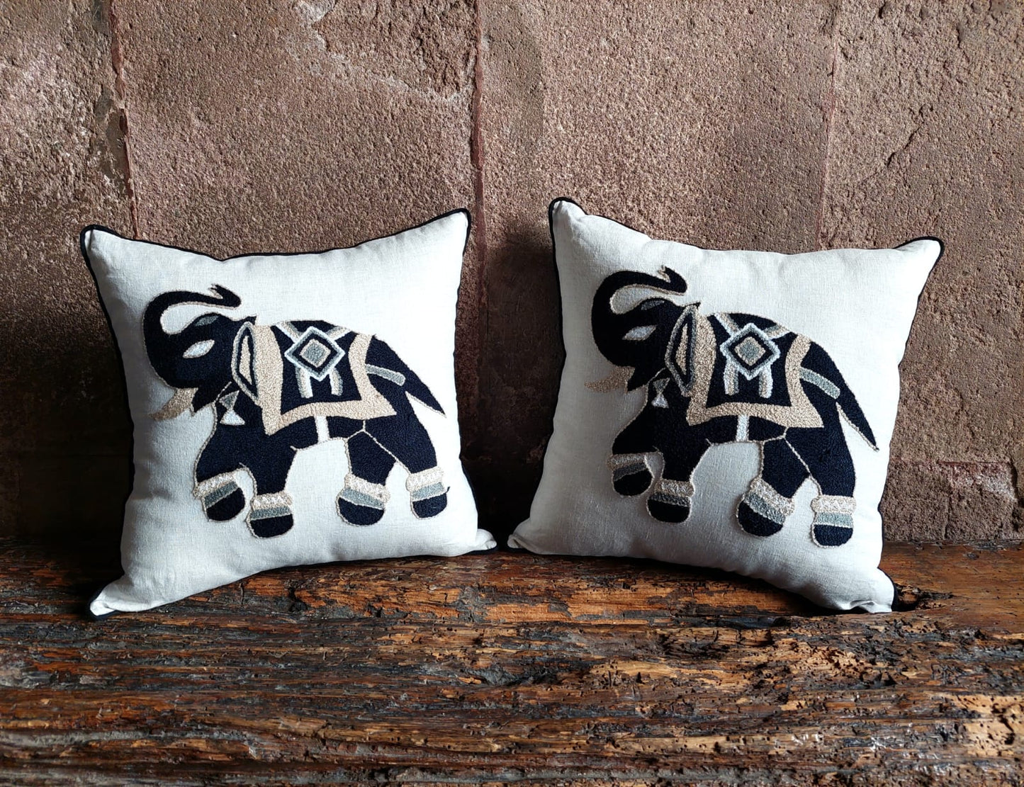 Cojín Mazahua Elefante