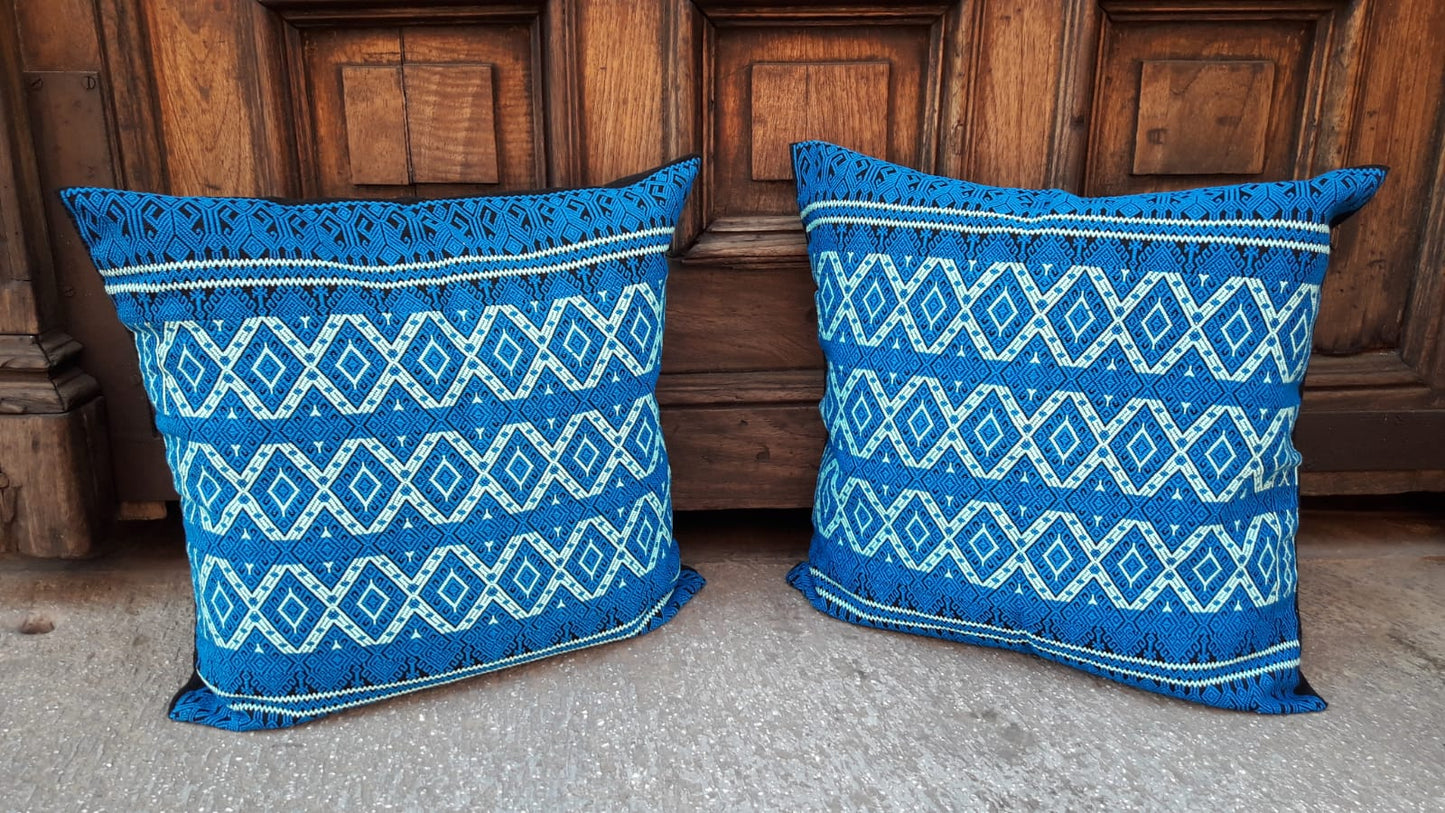 Cojín Telar de Cintura Brocado Cargadores del Mundo