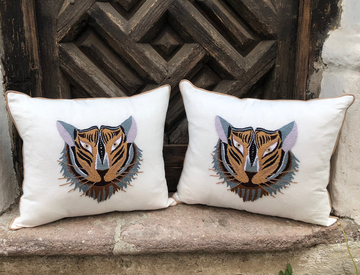 Cojín Mazahua Tigre