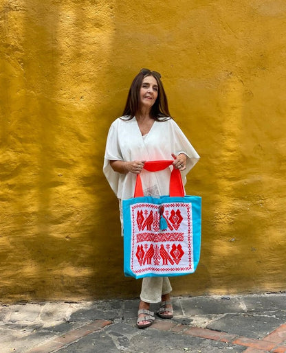 Bolsa Mazahua de playa Grande