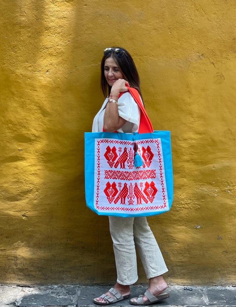 Bolsa Mazahua de playa Grande