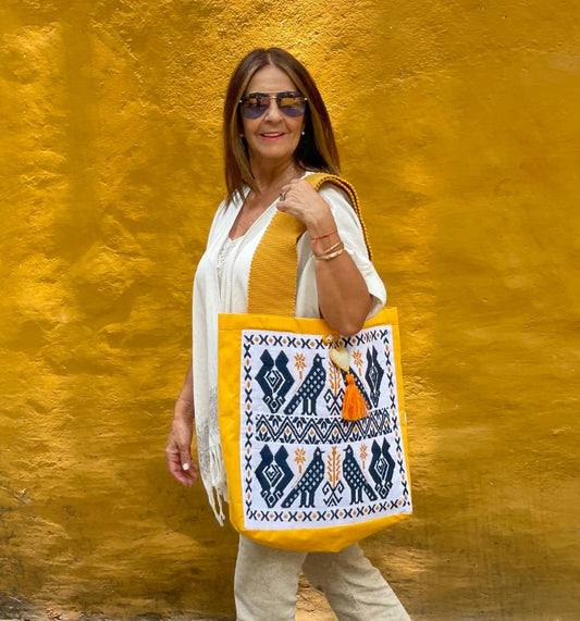 Bolsa Mazahua de playa Grande