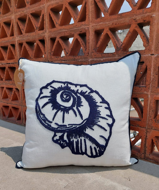 Cojín Mazahua Caracol Marino