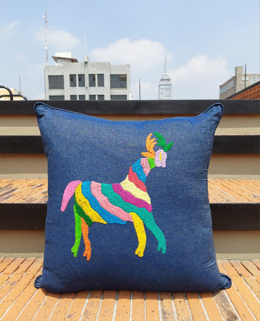 Cojín Otomí Venado