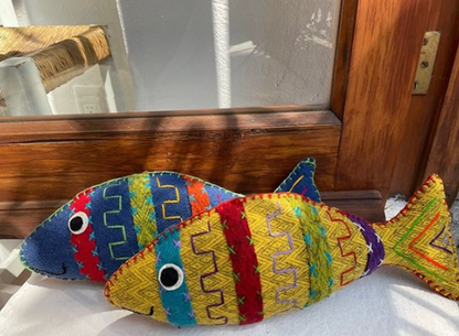 Mongo (nahual) - Pez bordado