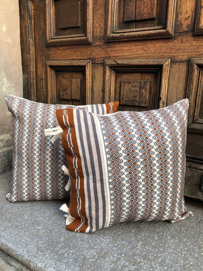 Cojín Brocado Siembra y Cosecha