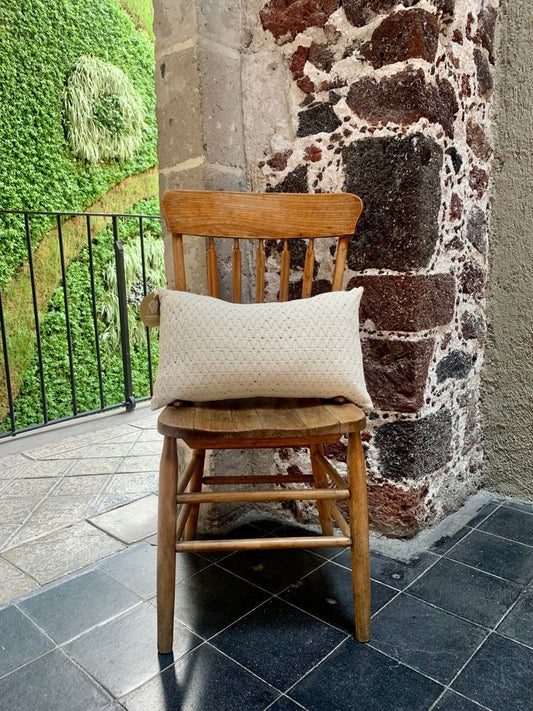 Cojín Telar de Pedal Tejido Amuzgo