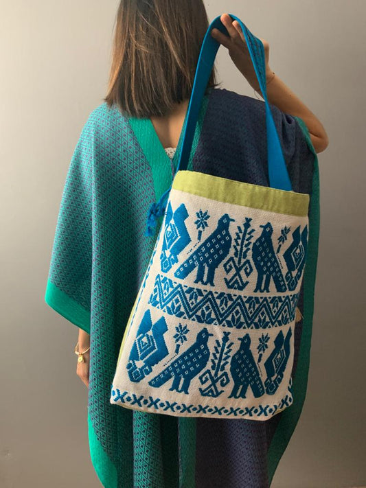 Bolsa Mazahua mediana