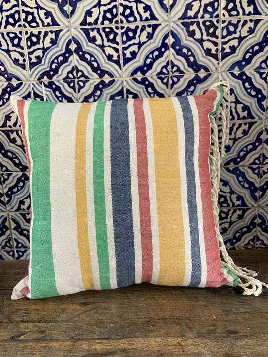 Cojín Zapoteco Flecos