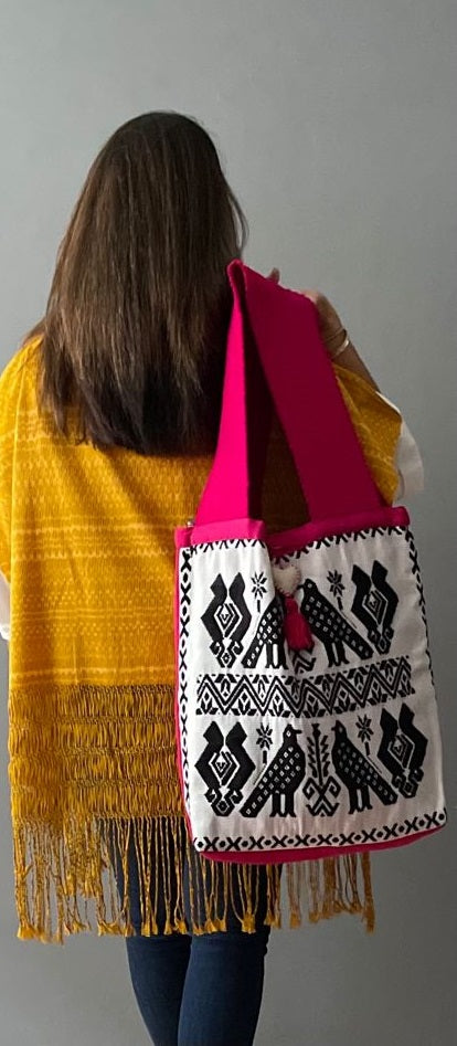 Bolsa Mazahua mediana