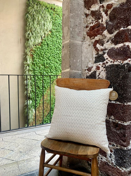 Cojín Telar de Pedal Tejido Amuzgo