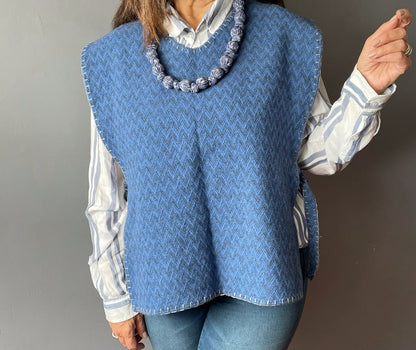 Chaleco de lana Con Diseño