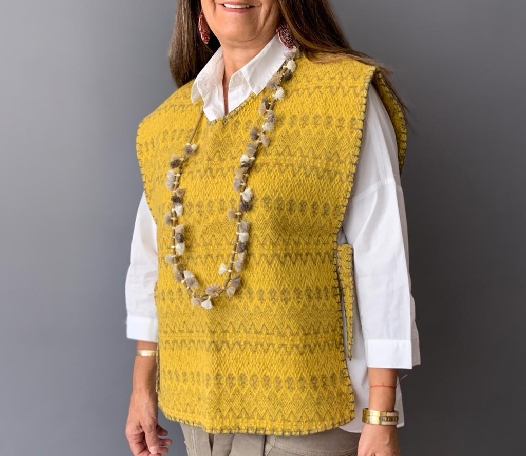 Chaleco de lana Con Diseño