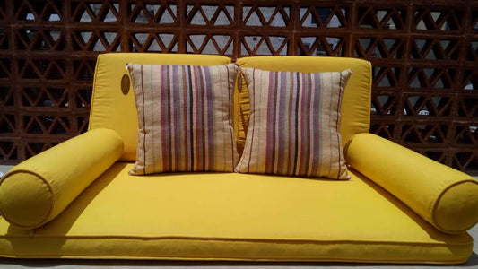 Cojín Telar de Cintura Rayas