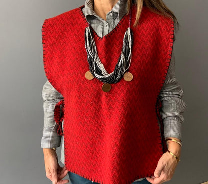 Chaleco de lana Con Diseño