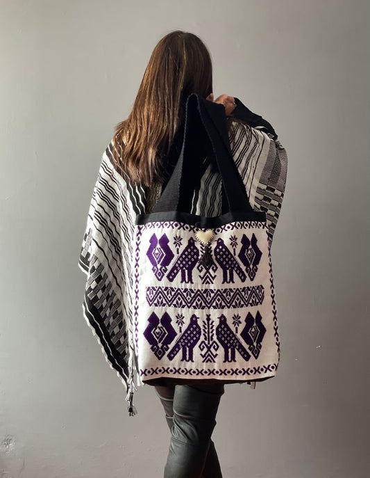 Bolsa Mazahua mediana