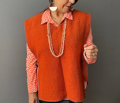 Chaleco de lana Con Diseño