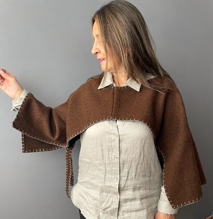 Chaleco de lana Con Diseño