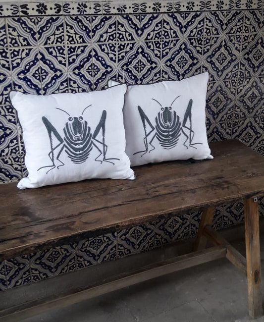 Cojín Mazahua Chapulín