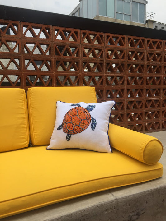 Cojín Mazahua Tortuga