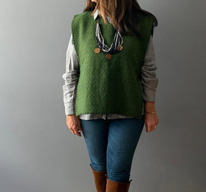 Chaleco de lana Con Diseño