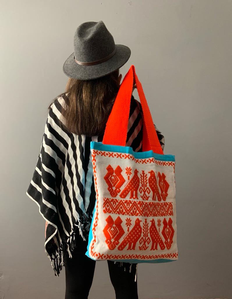 Bolsa Mazahua mediana