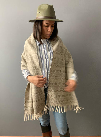 Bufanda/Chal Con diseño