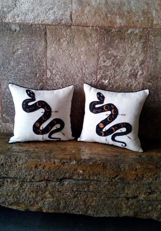 Cojín Mazahua Serpiente