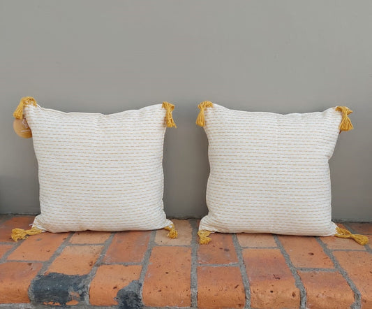 Cojín Zapoteco Pespunte