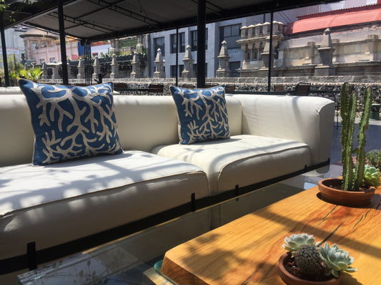 Cojín Mazahua Corales