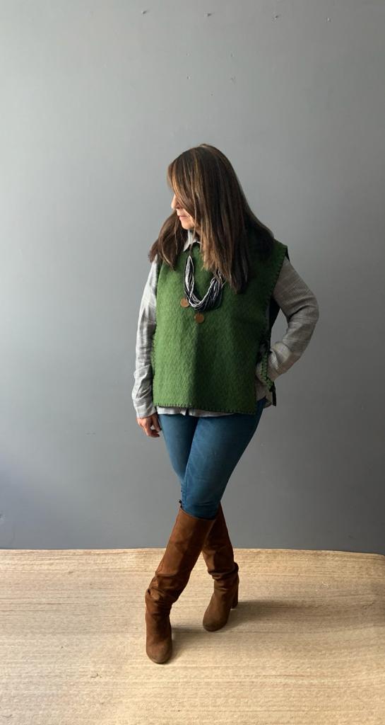 Chaleco de lana Con Diseño