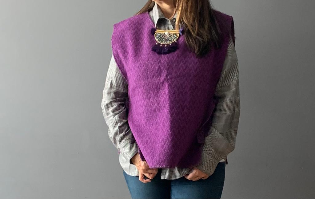 Chaleco de lana Con Diseño